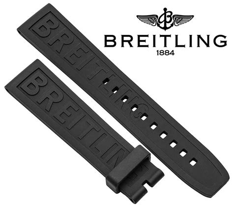 breitling watch rubber strap|aftermarket breitling straps.